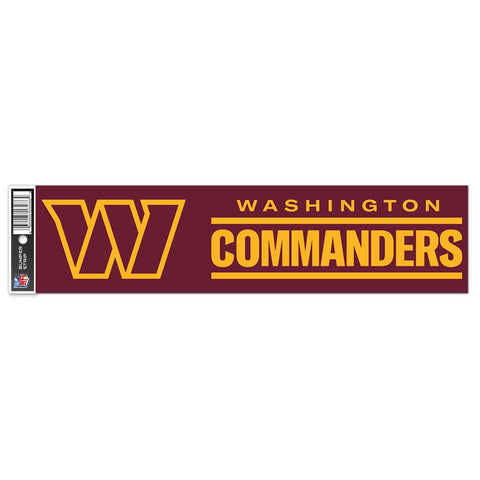 Washington Commanders Bumper Sticker