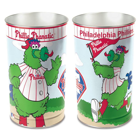 Philadelphia Phillies Phillie Phanatic Cartoon Trash Can