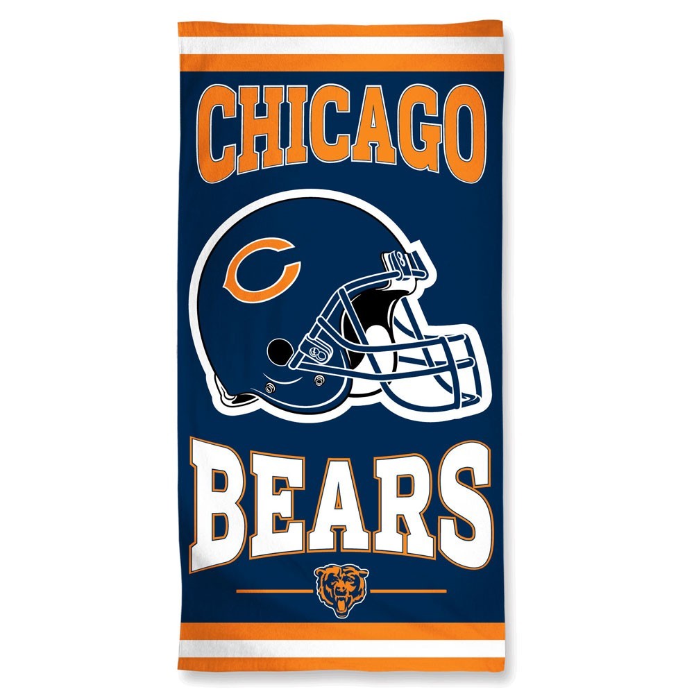 Chicago Bears Center Logo Beach Towel