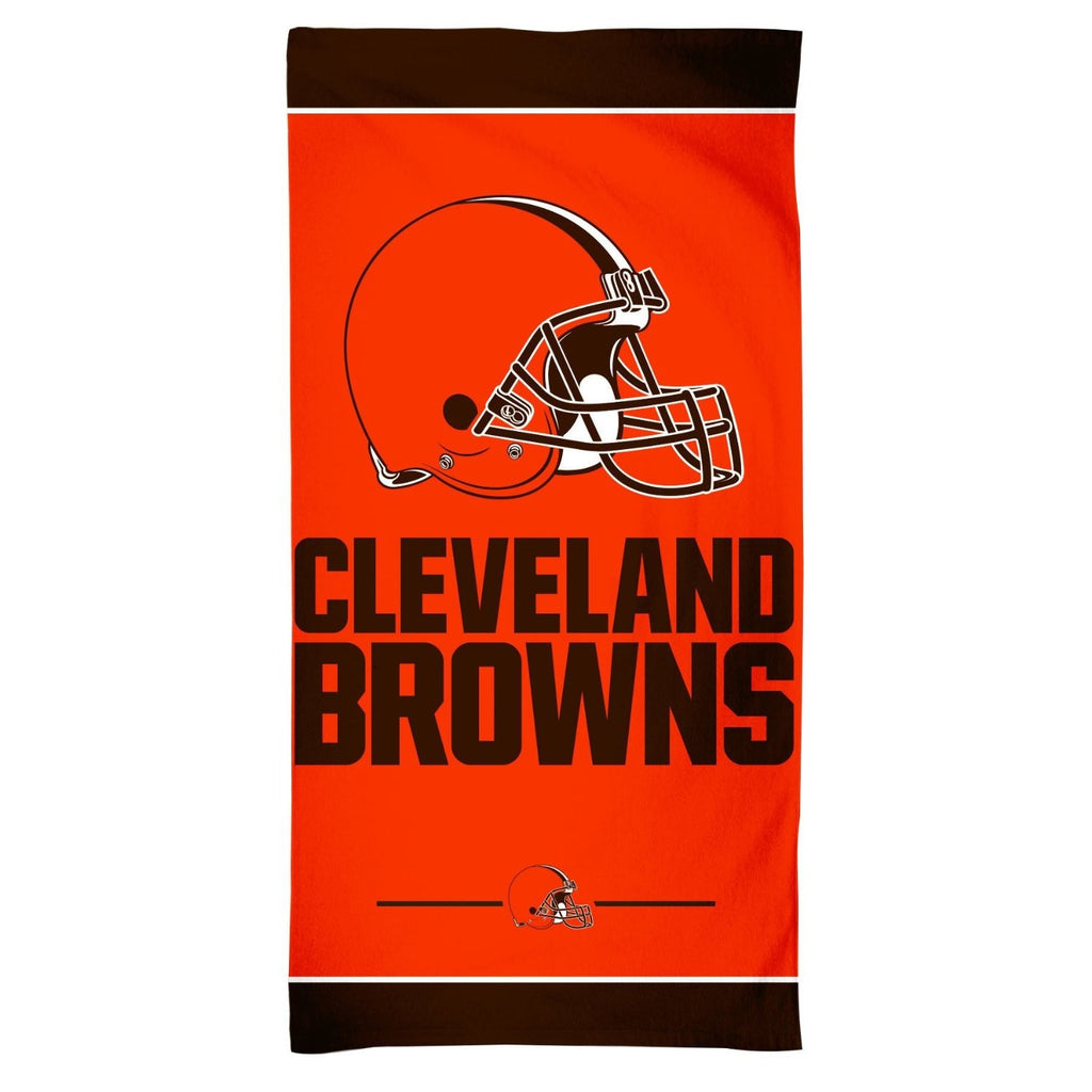 Cleveland Browns Center Logo Beach Towel