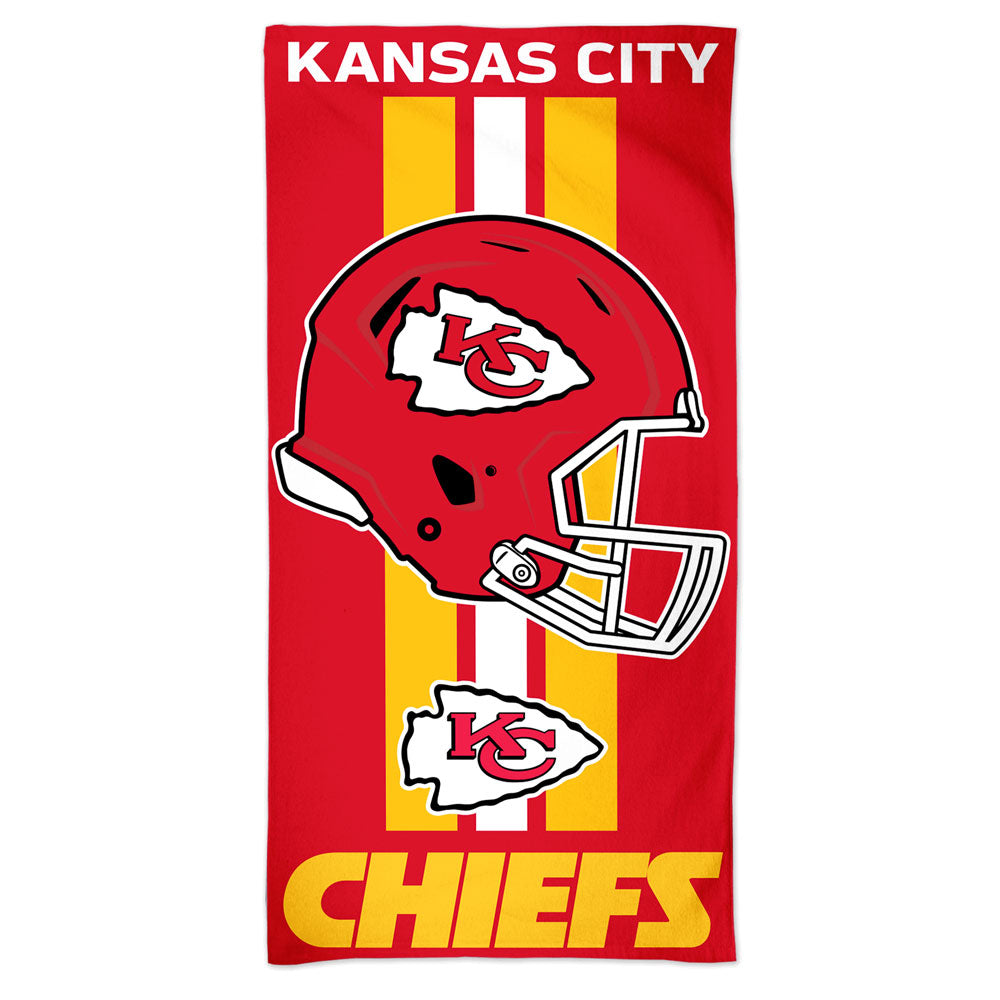 Kansas City Chiefs Center Logo Beach Towel