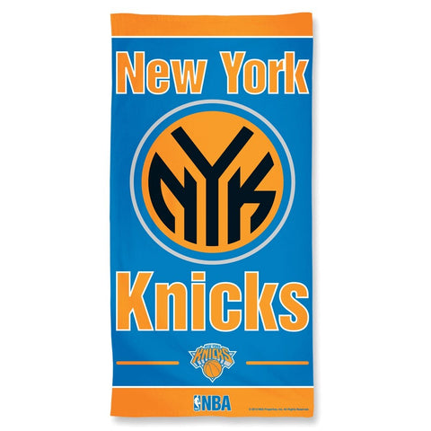 New York Knicks Center Logo Beach Towel