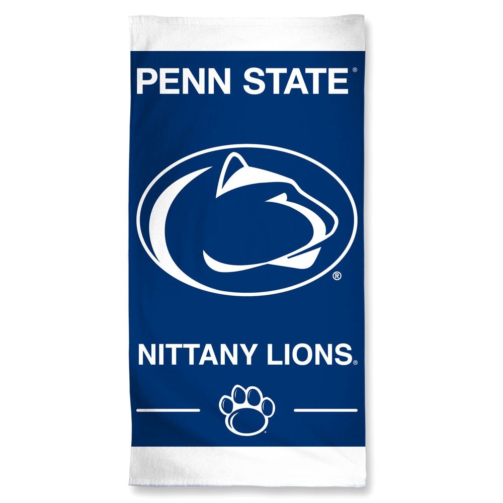 Penn State University Center Logo Beach Towel