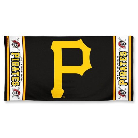 Pittsburgh Pirates Center Logo Beach Towel