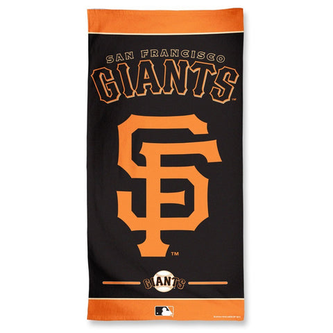San Francisco Giants Center Logo Beach Towel