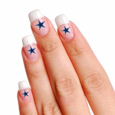 Dallas Cowboys Finger Nail Tattoo