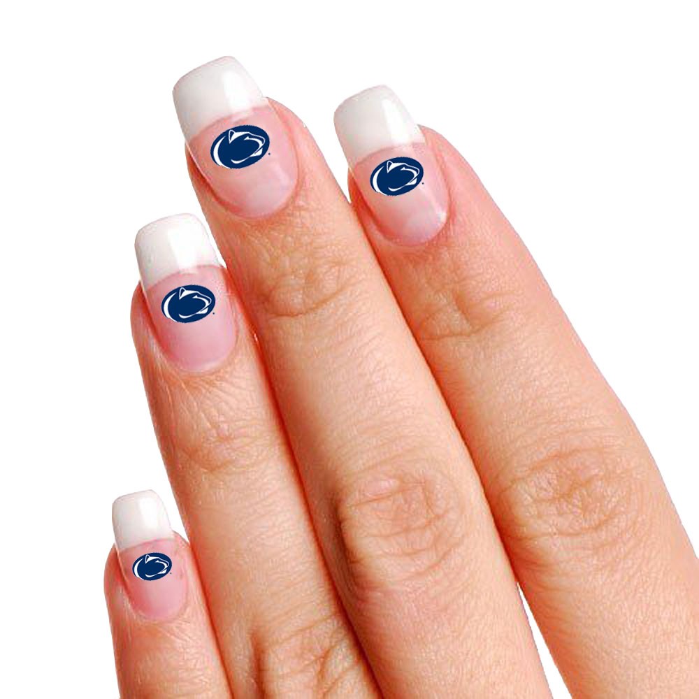 Penn State Nittany Lions Finger Nail Tattoo