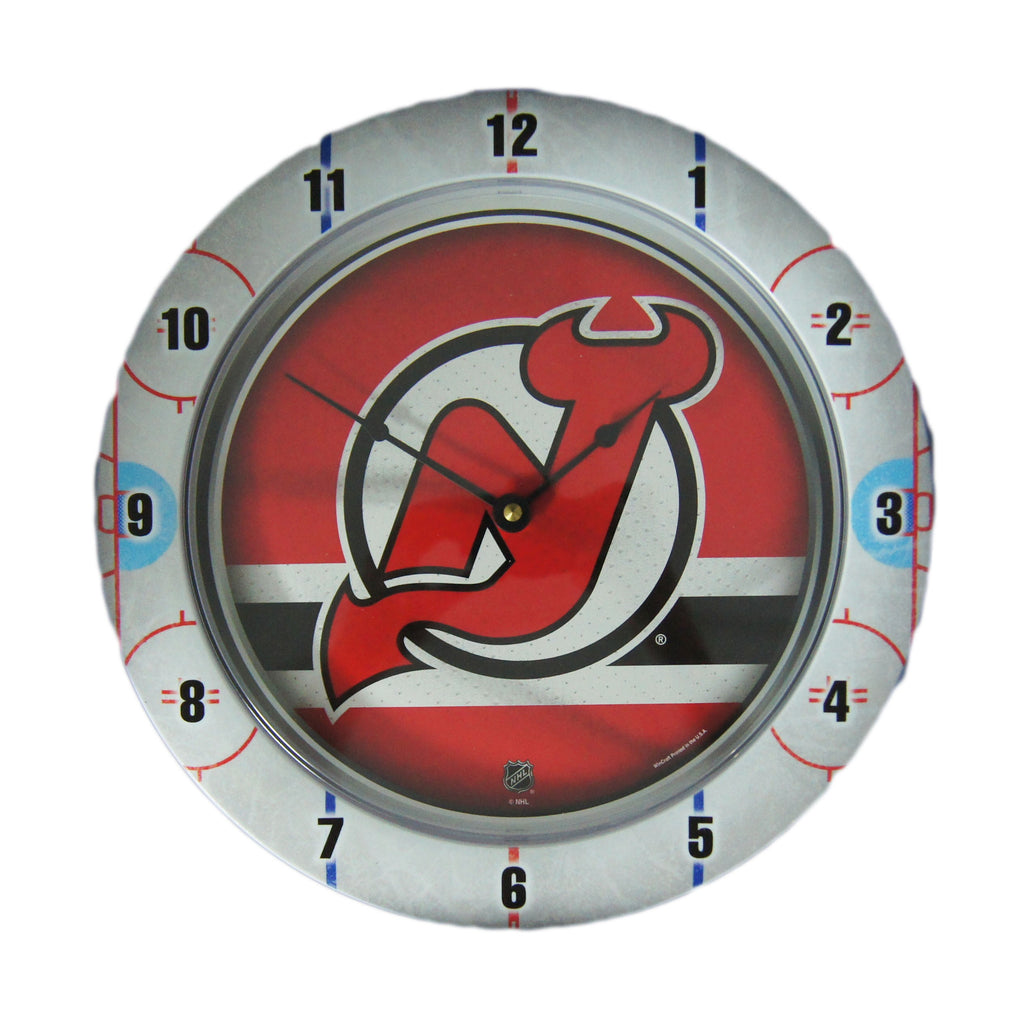 New Jersey Devils Gametime Field Clock