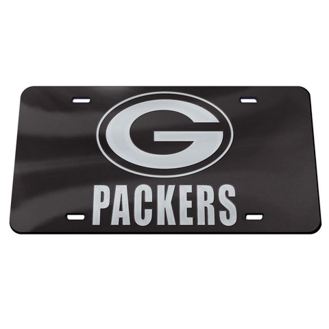 Green Bay Packers Laser Engraved License Plate - Mirror Alternate
