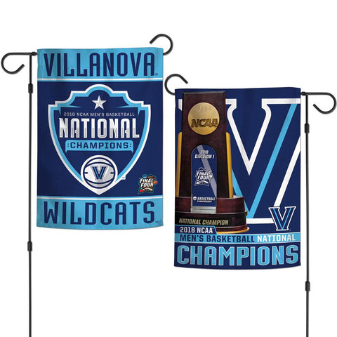 Villanova Wildcats 2018 NCAA Men's Basketball Champions 2-Sided Garden Flag
