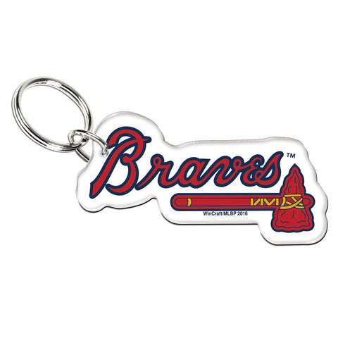 Atlanta Braves Premium Acrylic Logo Keychain