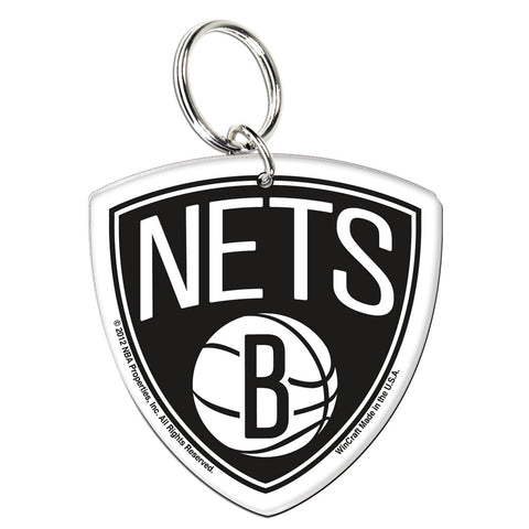 Brooklyn Nets Premium Acrylic Logo Keychain