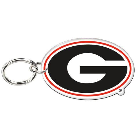 Georgia Bulldogs Premium Acrylic Logo Keychain