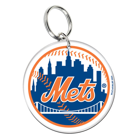 New York Mets Premium Acrylic Logo Keychain