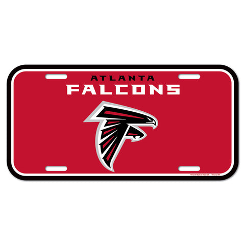 Atlanta Falcons Plastic License Plate
