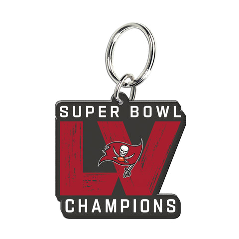 Tampa Bay Buccaneers Super Bowl LV Champions Premium Acrylic Key Ring