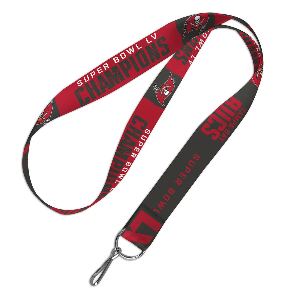 Tampa Bay Buccaneers Super Bowl LV Champions 1" Lanyard