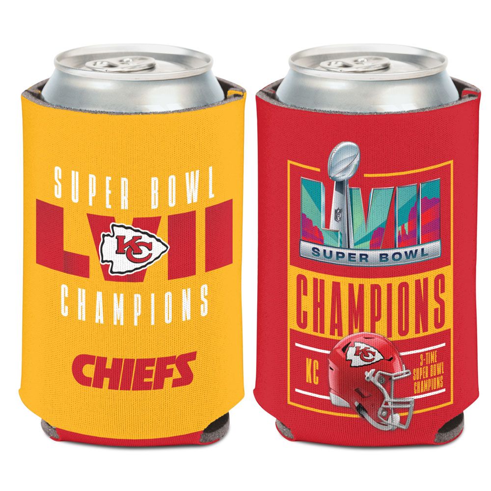 Kansas City Chiefs Super Bowl LVII Champions Can Cooler - Champ