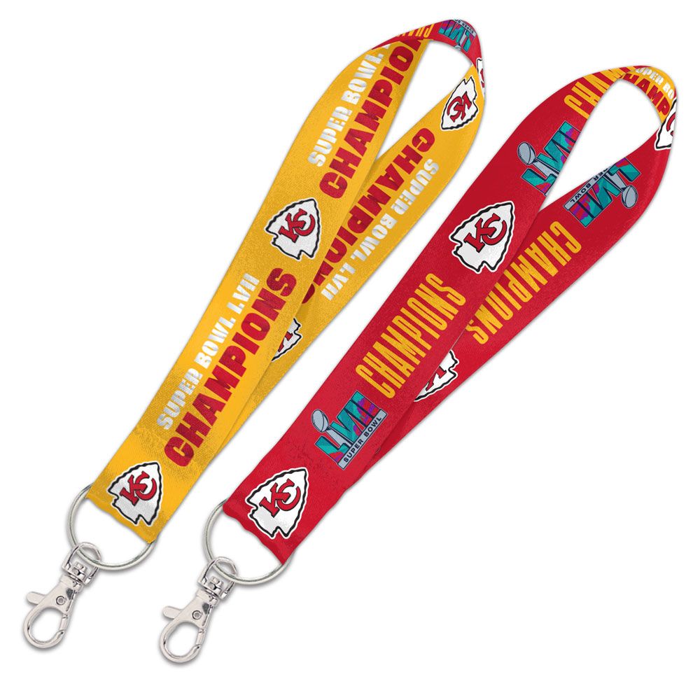 Kansas City Chiefs Super Bowl LVII Champions 1" Keystrap Lanyard