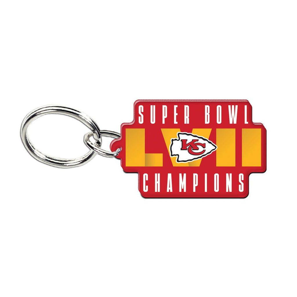 Kansas City Chiefs Super Bowl LVII Champions Premium Acrylic Key Ring