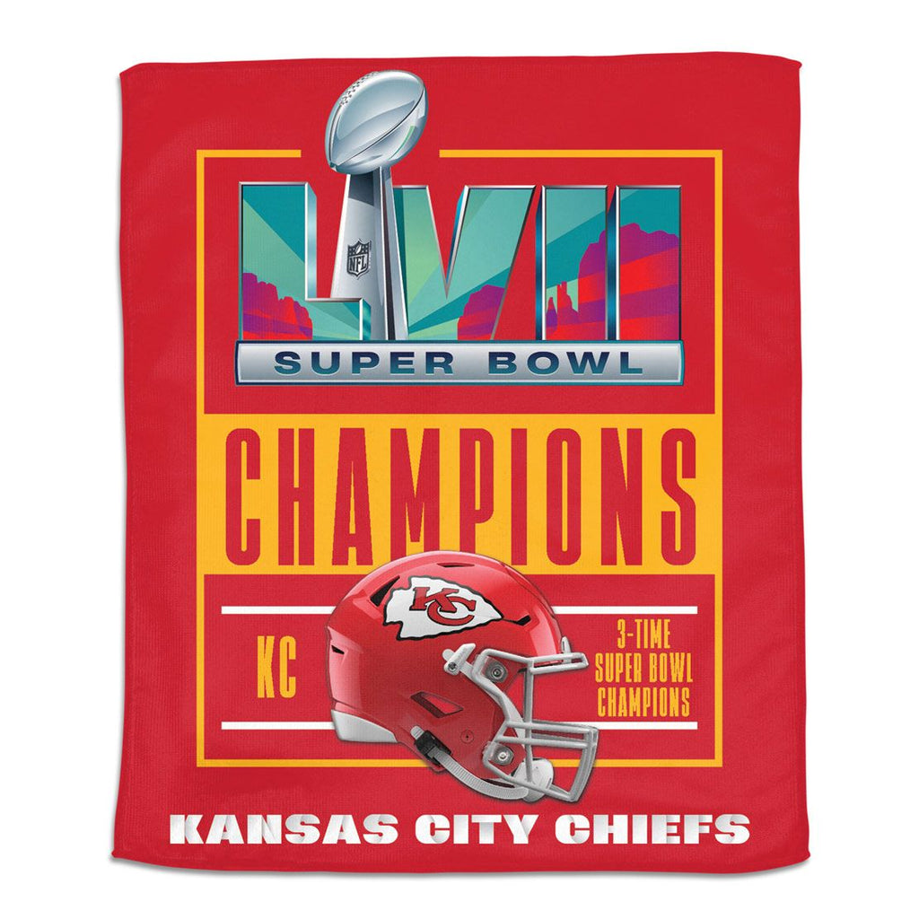 Kansas City Chiefs Super Bowl LVII Champions 15" x 18" Rally Towel - Spectra