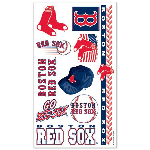 Boston Red Sox Temporary Tattoos