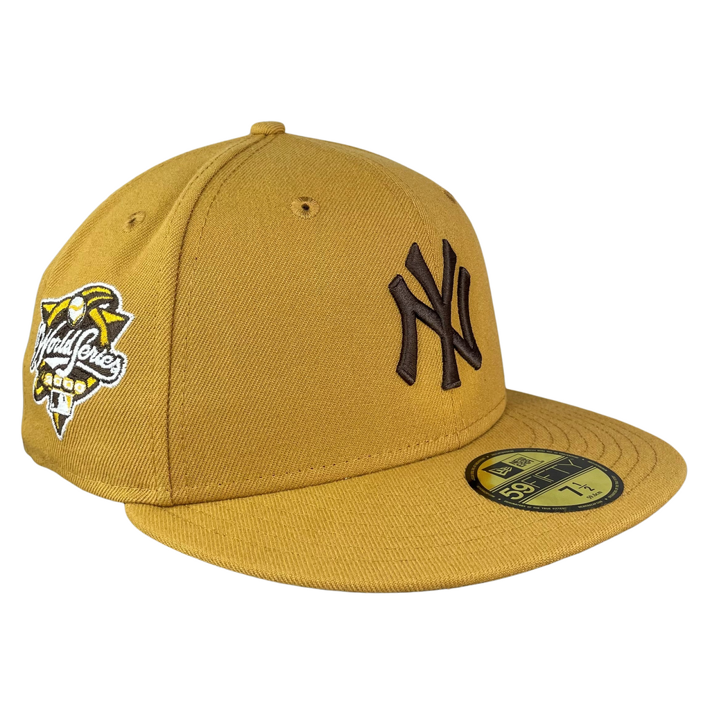 59FIFTY New York Yankees Tan/Brown Timbs 2000 World Series Patch