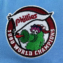 59FIFTY Philadelphia Phillies Rifle Green/Navy/Sky Blue 1980 World Series Patch